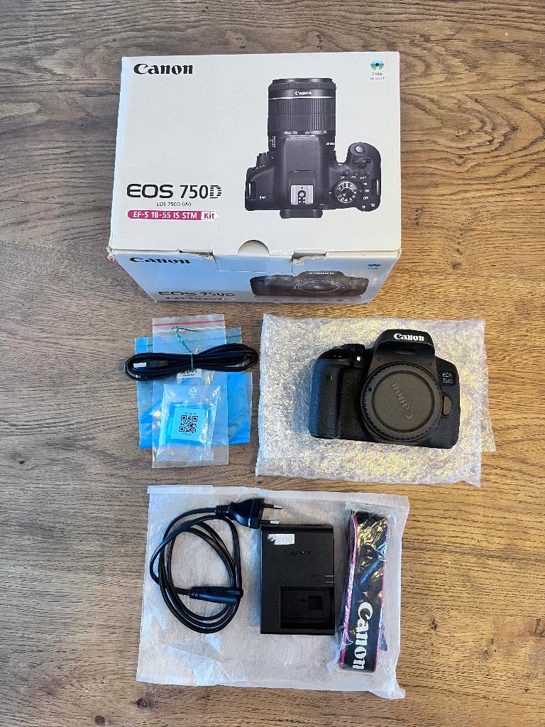 Canon EOS 750D body, Ophalen of Verzenden, Canon, Geen optische zoom