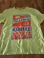 Mexx T-shirt met koffieprint, Ophalen of Verzenden, Geel