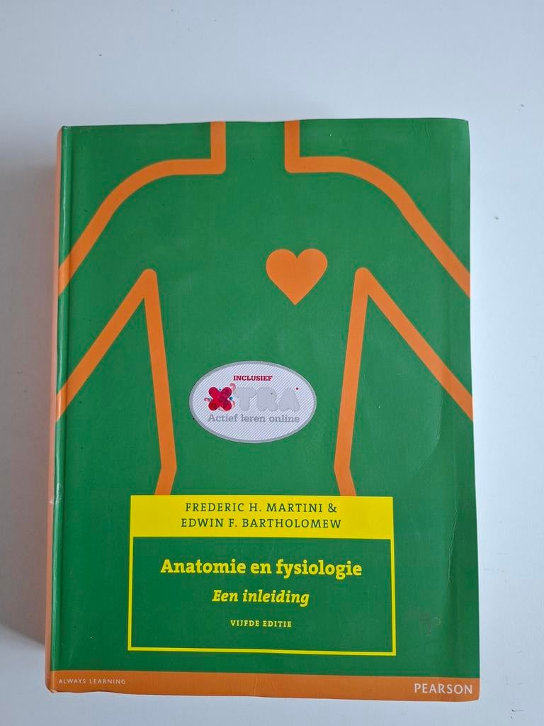 Anatomie en fysiologie Een inleiding, vijfde editie, Boeken, Studieboeken en Cursussen, Ophalen of Verzenden