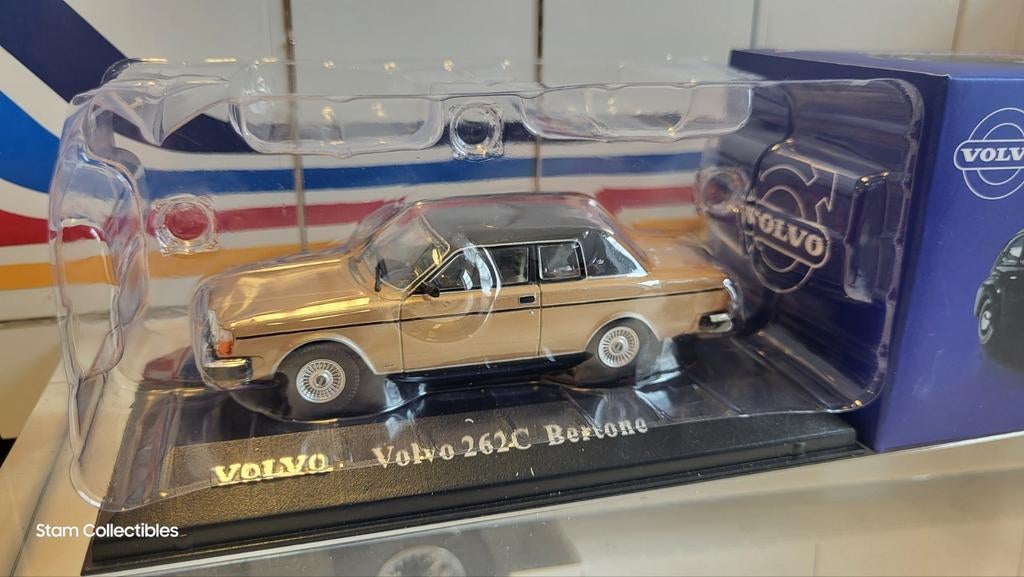 Magazine Models Volvo 262C Bertone Light Brown, Overige merken, Auto, Ophalen of Verzenden, Zo goed als nieuw