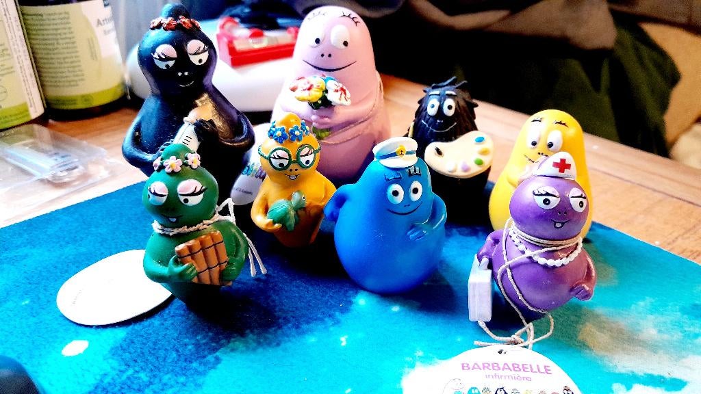 Complete Barbapapa set (2006) – Plastoy – zeldzaam, Kinderen en Baby's, Speelgoed | Babyspeelgoed, Gebruikt, Overige typen, Ophalen of Verzenden
