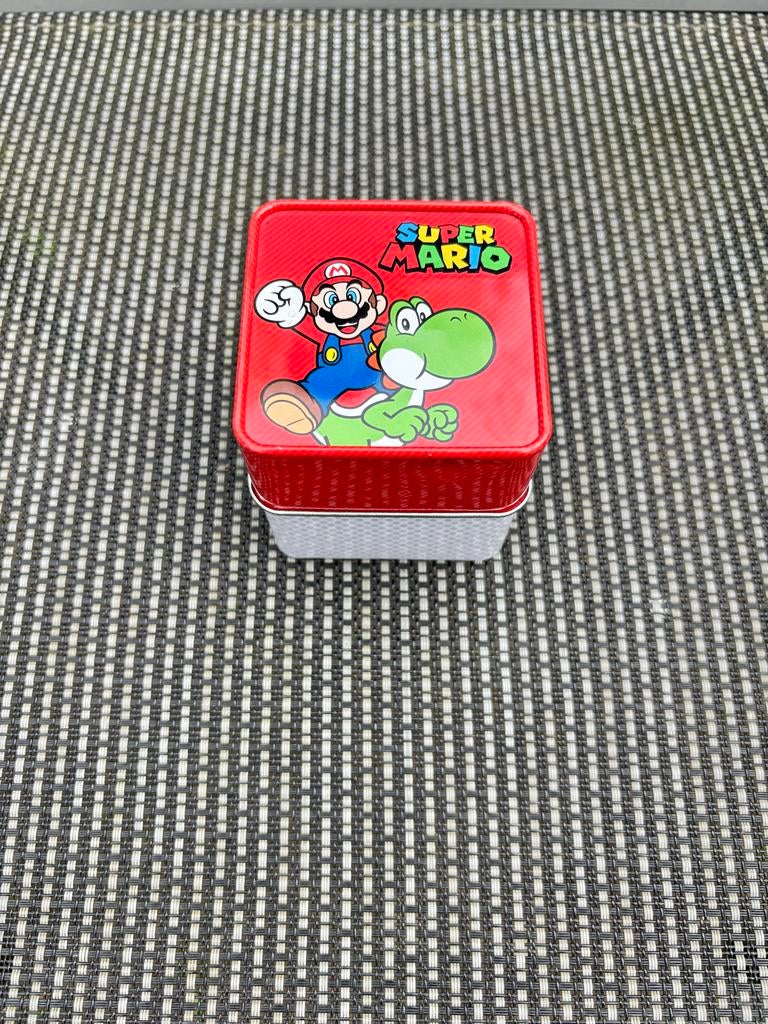 Super Mario Horloge in Blikken Doosje - Nieuw, Ophalen of Verzenden, Nieuw, Rood, Jongen of Meisje