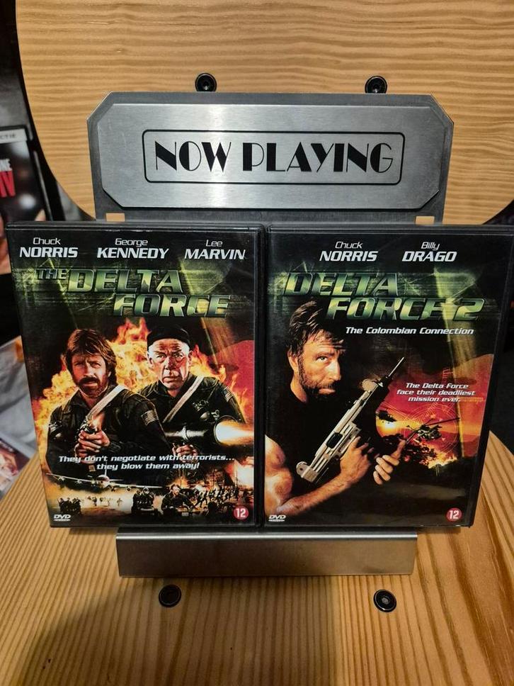 DVD Delta Force 1 & 2 - Chuck Norris - NL ondertiteld, Cd's en Dvd's, Dvd's | Actie, Gebruikt, Actie, Boxset, Vanaf 12 jaar, Ophalen of Verzenden