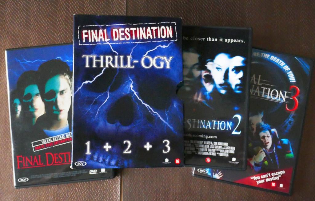 3 DVD Box Final Destination Trill-Ogy, Cd's en Dvd's, Vanaf 16 jaar, Ophalen of Verzenden, Zo goed als nieuw, Overige genres