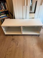 Ikea Besta TV meubel - Wit met metalen handgrepen, Ophalen, Gebruikt, 100 tot 150 cm, Minder dan 100 cm