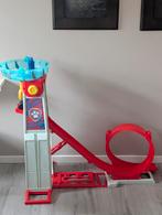 PAW Patrol Rescue Wheels Super Loop Tower HQ - 106 cm Hoog, Racebaan, Zo goed als nieuw, Overige aandrijving, Met looping