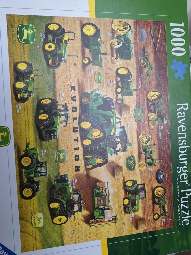Ravensburger John Deere Evolution Puzzel 1000 stukjes, Ophalen, 500 t/m 1500 stukjes, Zo goed als nieuw, Legpuzzel