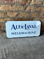 Vintage Alfa-Laval Melkmachine Emaille Bord, Ophalen of Verzenden