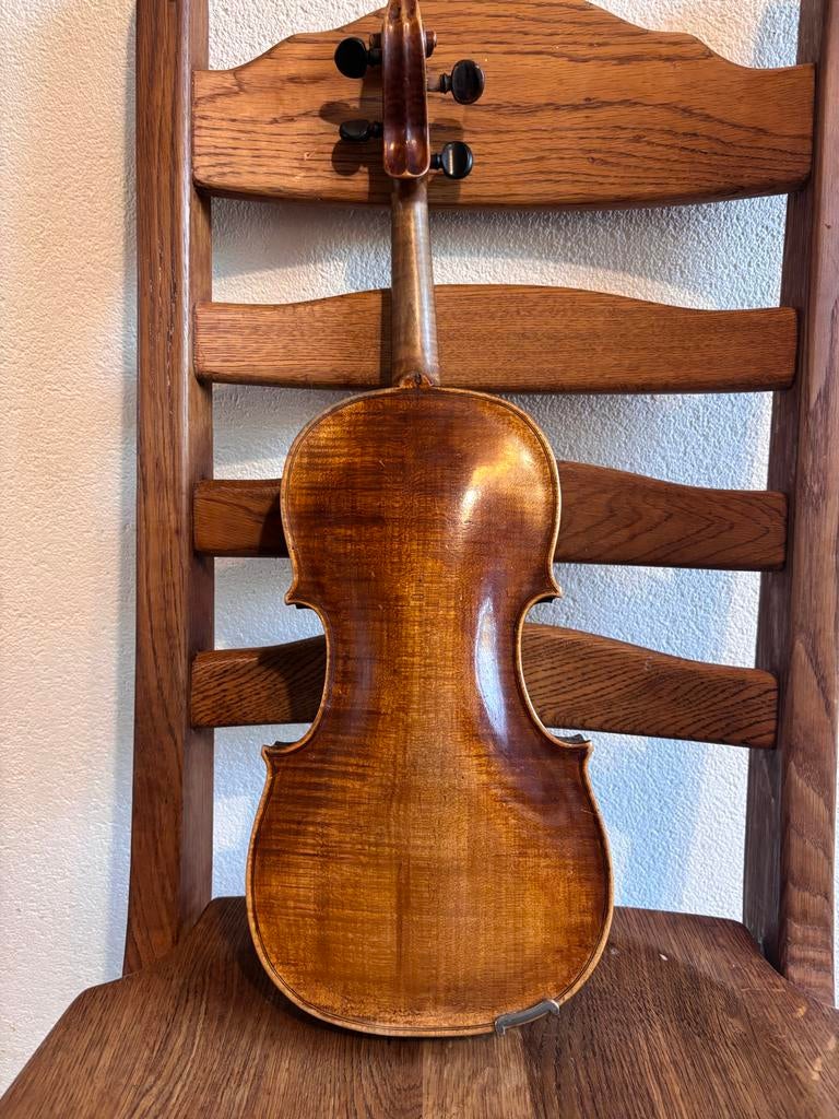 Prachtige oude 4/4 viool, speelklaar met accessoires, Gebruikt, Viool, Ophalen of Verzenden, 4/4-viool
