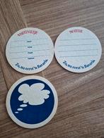 3 Bavaria bierviltjes - Vintage bier onderzetters, Ophalen of Verzenden, Gebruikt, Viltje(s), Bavaria
