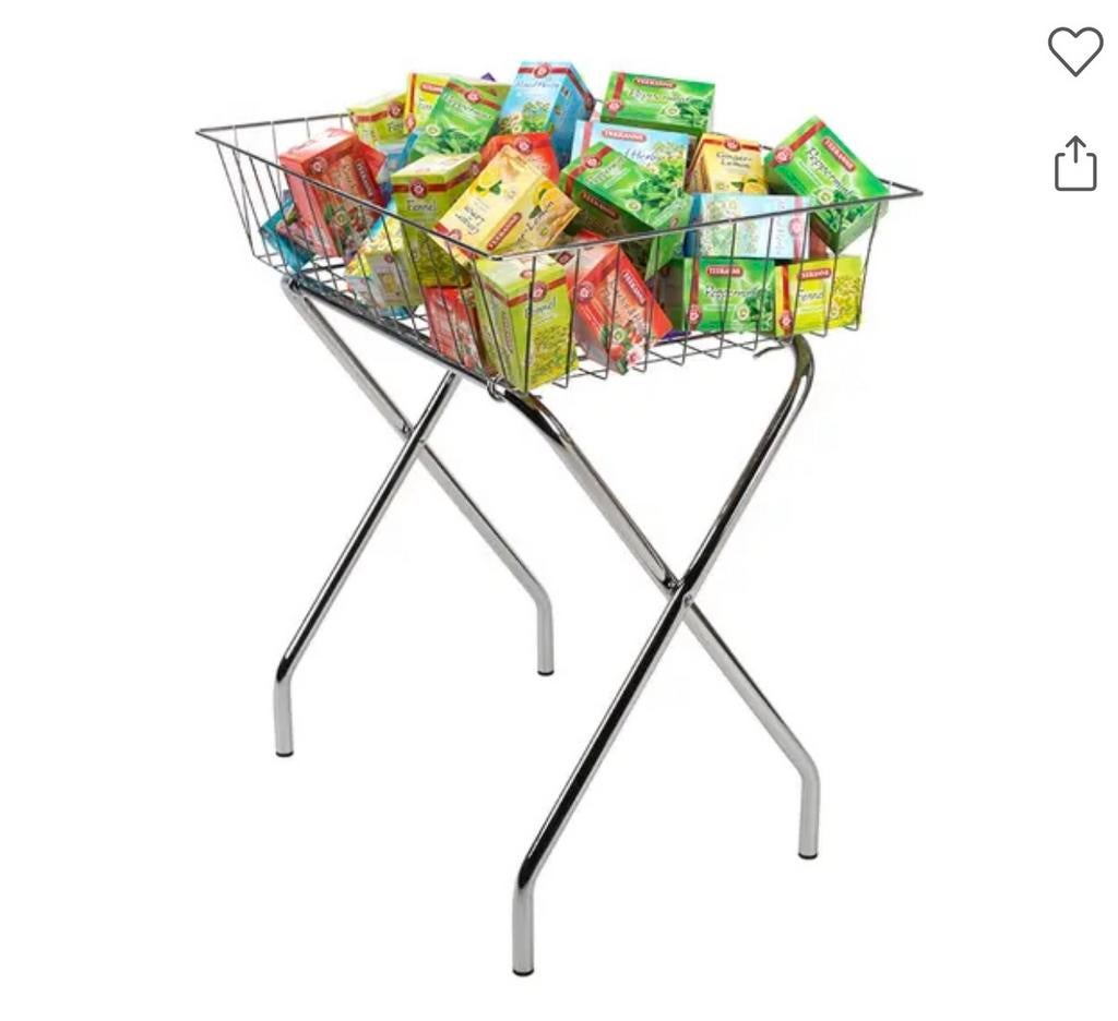 verchroomde stalen presentatiemand 77x54x87cm, Ophalen, Zo goed als nieuw