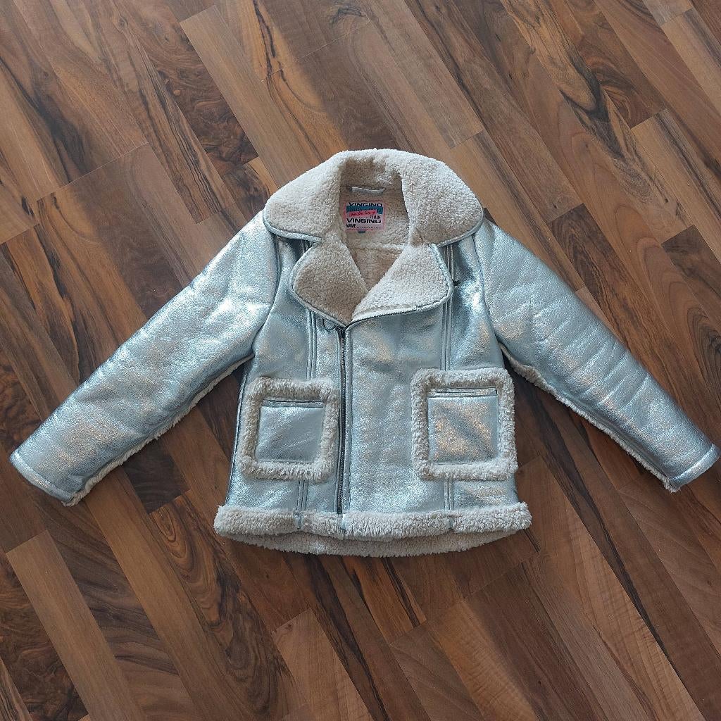 Tizzy-Earth jas van Vingino, Maat 10(10jaar, 140cm), Kinderen en Baby's, Ophalen of Verzenden, Zo goed als nieuw, Meisje, Jas