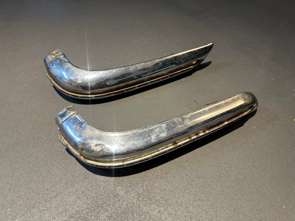 Bumperhoeken Mercedes Benz W123 Station, Gebruikt, Mercedes-Benz, Ophalen of Verzenden, Achter