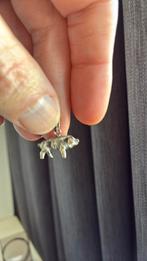 925 sterling zilver hanger varken, Ophalen of Verzenden, Zo goed als nieuw, Zilver, Kruis of Symbool