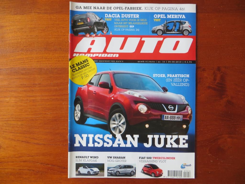 Autokampioen 16 2010 Nissan Juke, Renault Wind, 25 Baccara, Ophalen of Verzenden, Nieuw, Renault