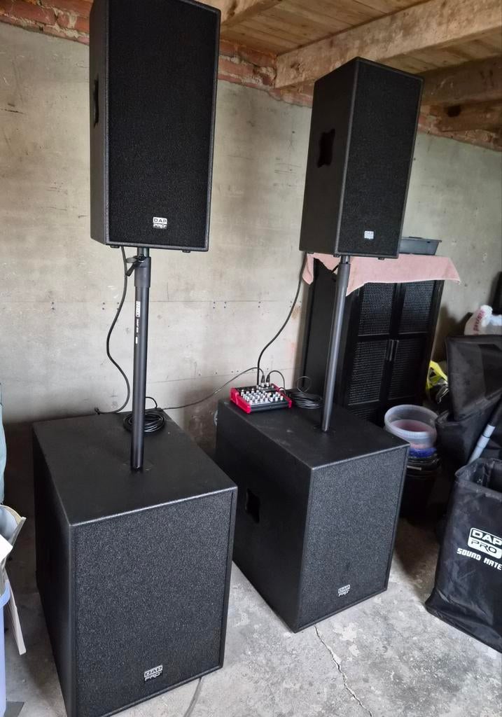 DAP Soundmate 2 PA-Set actief, Audio, Tv en Foto, Luidsprekers, Overige typen, Zo goed als nieuw, 120 watt of meer, Ophalen