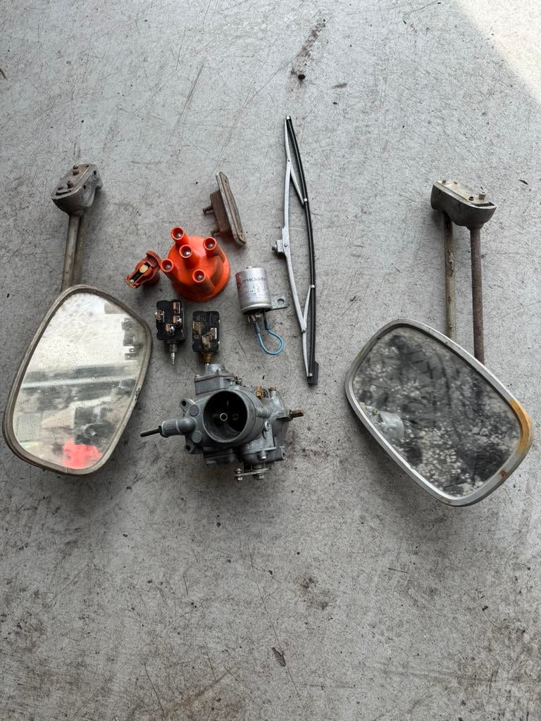 Oldtimer onderdelen/carburateur/relais/verdelerkap nieuw, Ophalen