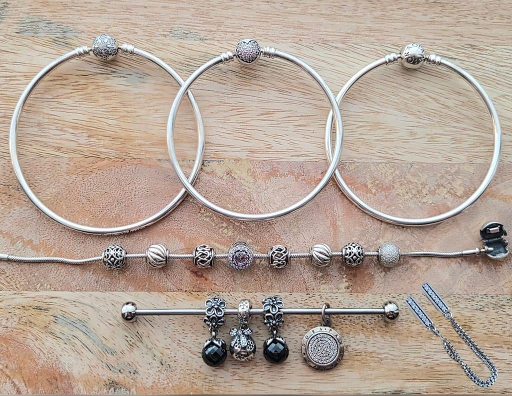 Mooie originele Pandora Sieraden, Sieraden, Tassen en Uiterlijk, Bedels, Ophalen of Verzenden, Zilver, Pandora
