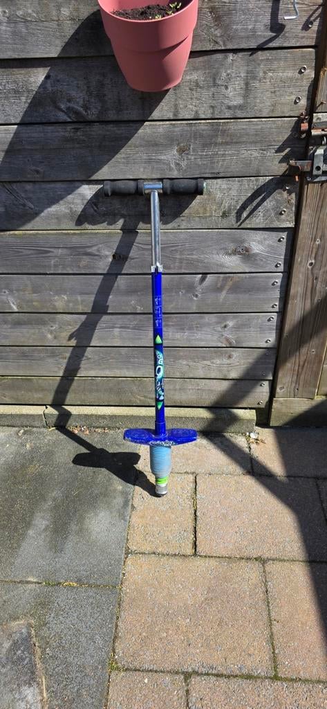 Gebruikte Pogo Stick - Blauw, Kinderen en Baby's, Speelgoed | Buiten | Actiespeelgoed, Ophalen, Gebruikt