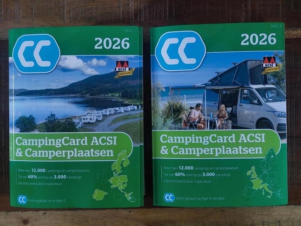 CampingCard ACSI & Camperplaatsen 2026, Boeken, Reisgidsen, Ophalen of Verzenden, Europa, Overige merken