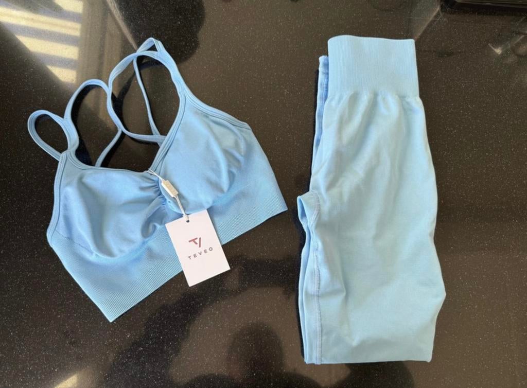Teveo gym set, Kleding | Dames, Blauw, Nieuw, Ophalen of Verzenden, Fitness of Aerobics