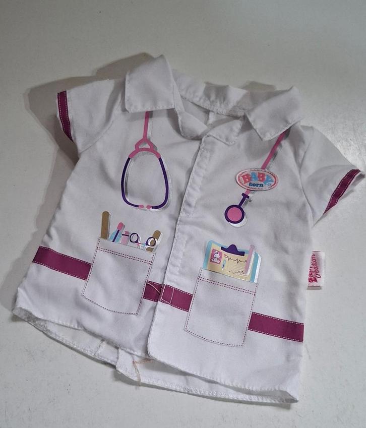 Baby Born dokterstas met bijbehorend jasje, Kinderen en Baby's, Speelgoed | Poppen, Zo goed als nieuw, Overige typen, Ophalen of Verzenden