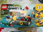 Lego Creator 31093 Woonboot Avontuur 3-in-1, Ophalen of Verzenden, Zo goed als nieuw, Complete set, Lego