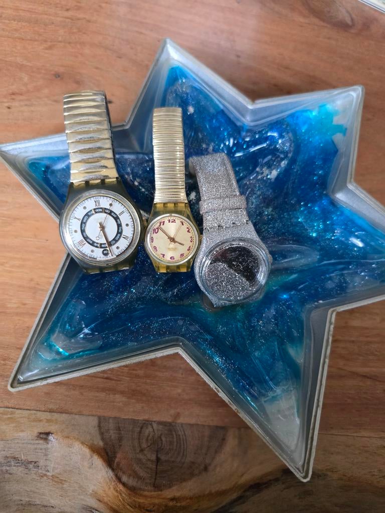 Swatch Horloges: Thousand Stars, Centum, Golden Globe, Ophalen of Verzenden