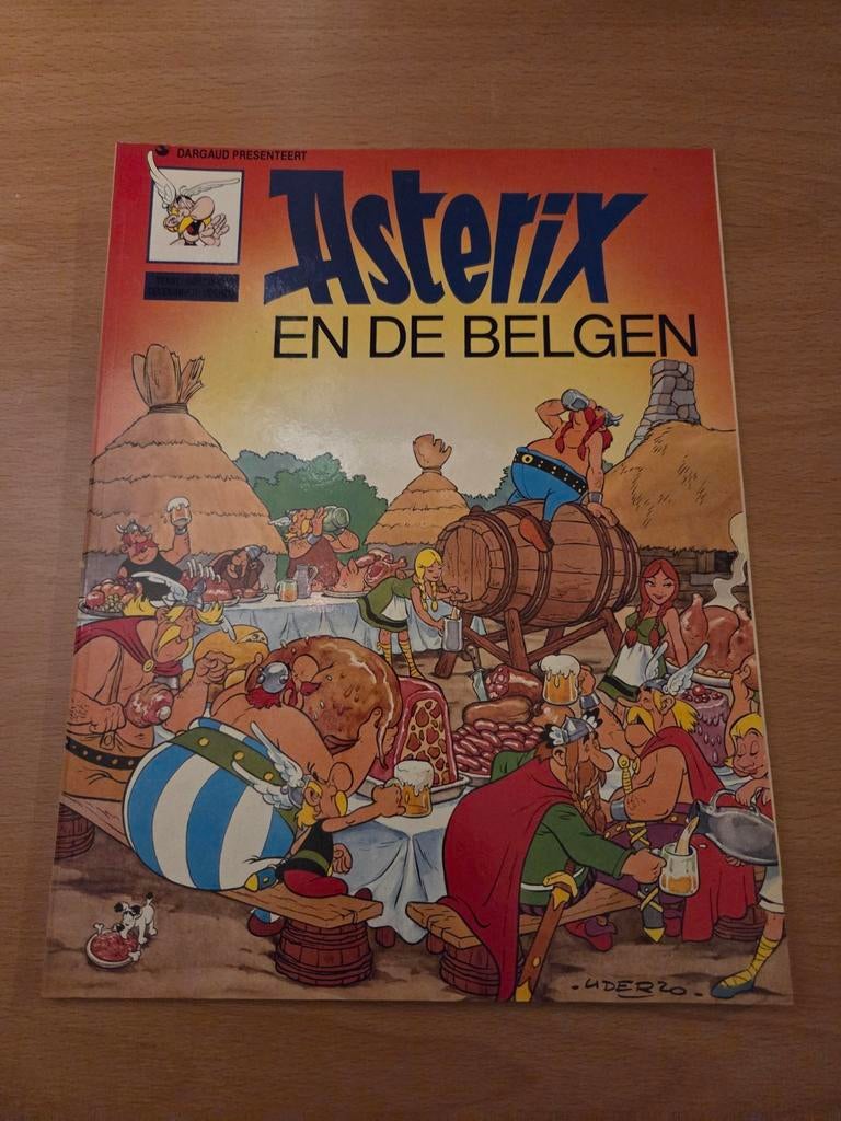 Asterix en de Belgen stripboek, Boeken, Eén stripboek, Verzenden, Gelezen, Goscinny & Uderzo