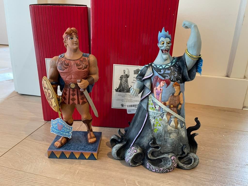 Jim Shore - Disney Traditions Hercules en Hades, Ophalen of Verzenden, Zo goed als nieuw