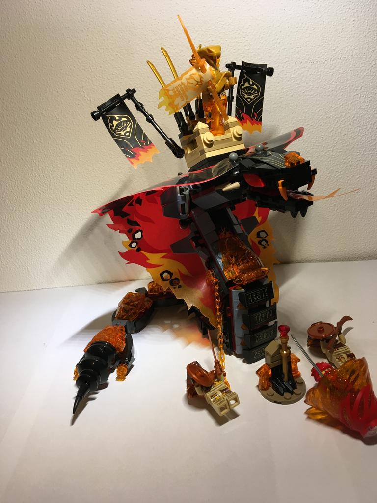Ninjago 70674 zwarte slang, Kinderen en Baby's, Speelgoed | Duplo en Lego, Ophalen of Verzenden, Gebruikt, Lego
