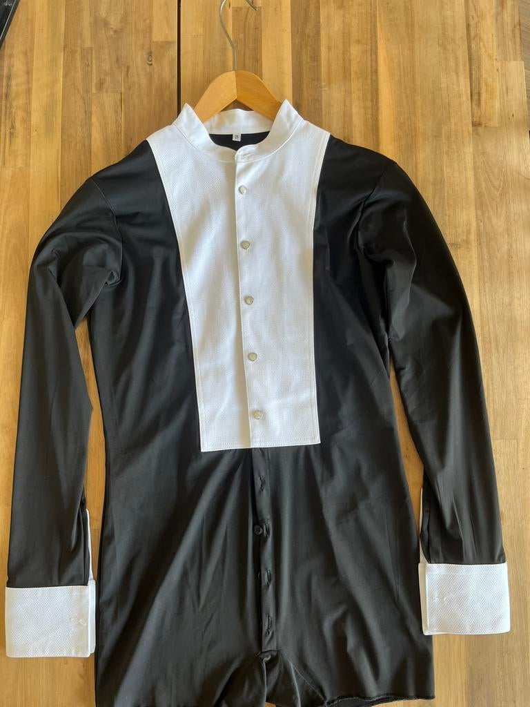 RS Nero ballroom competitie shirt, weinig gebruikt, Ophalen, Zwart, Overige typen, Overige maten