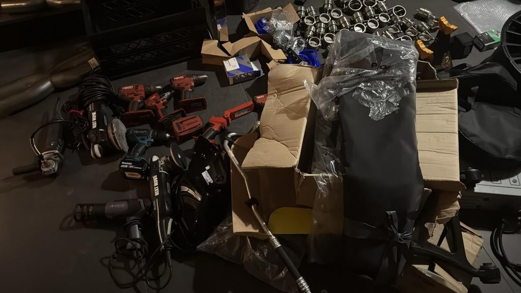 Automotive autogarage inboedel compleet, Auto diversen, Autogereedschap, Ophalen, Gebruikt