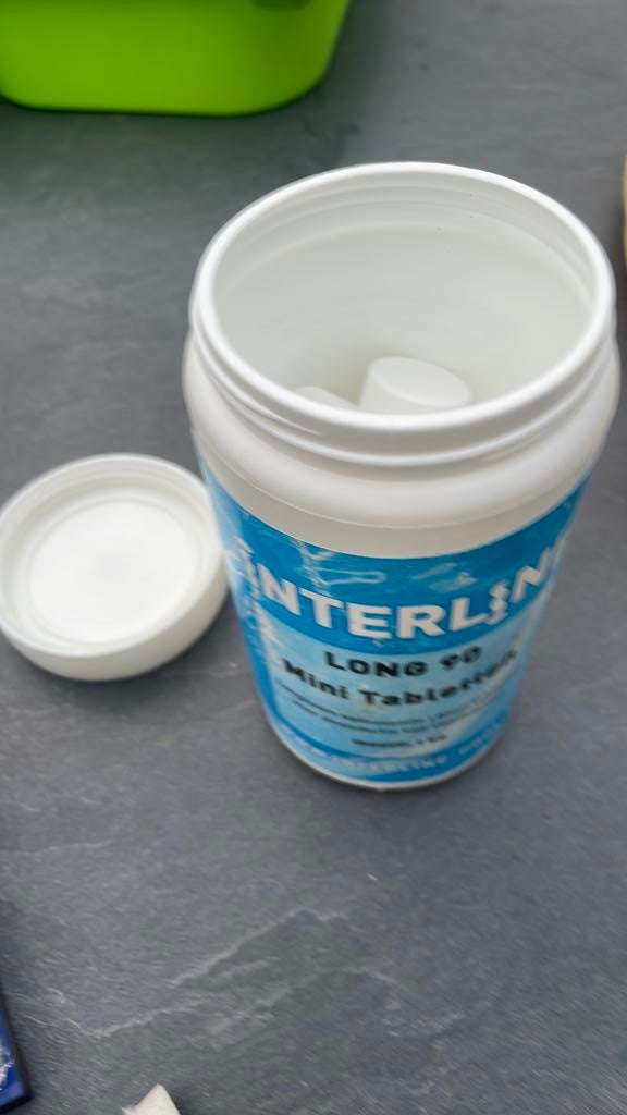 Interline long 90 mini tabletten, Ophalen of Verzenden, Zo goed als nieuw, Wit
