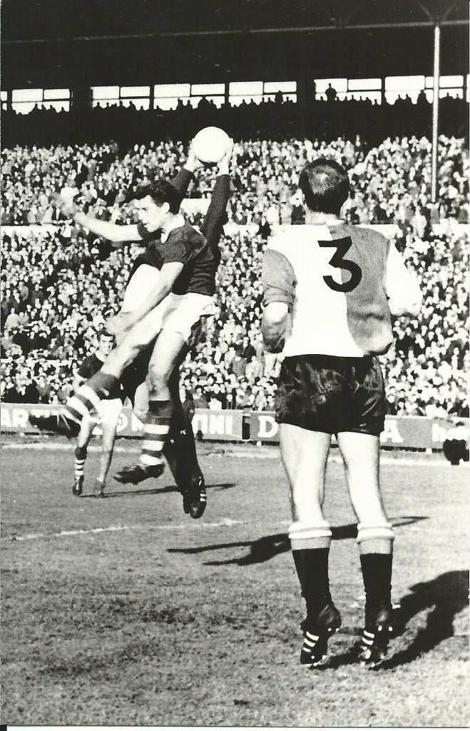 1965 fotokaart Spanjersberg Feyenoord -3, Verzenden, Zo goed als nieuw, Feyenoord, Overige typen