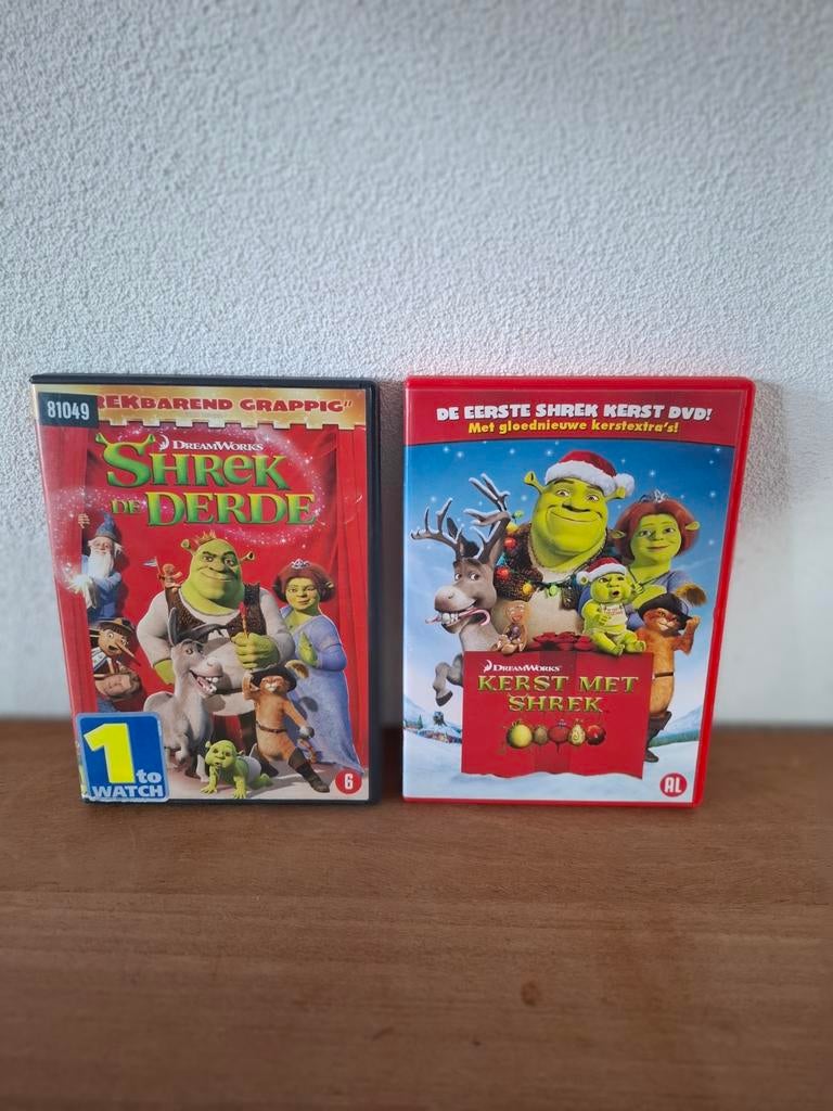 DVD Shrek de Derde en Kerst met Shrek, Ophalen