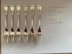 Gebaksvorkjes 6 x Hartfilet TMF 14,5 cm 90 verzilverd, Ophalen of Verzenden