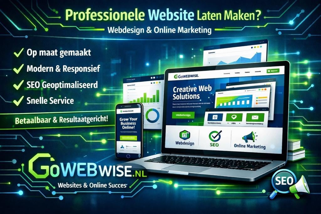 Website laten maken? Modern, professioneel vanaf €299, Diensten en Vakmensen, Webdesigners en Hosting, Webdesign