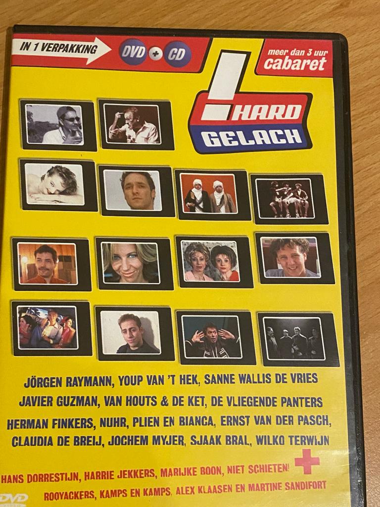 DVD Hard gelach, Vanaf 12 jaar, Ophalen of Verzenden, Gebruikt, Stand-up of Theatershow