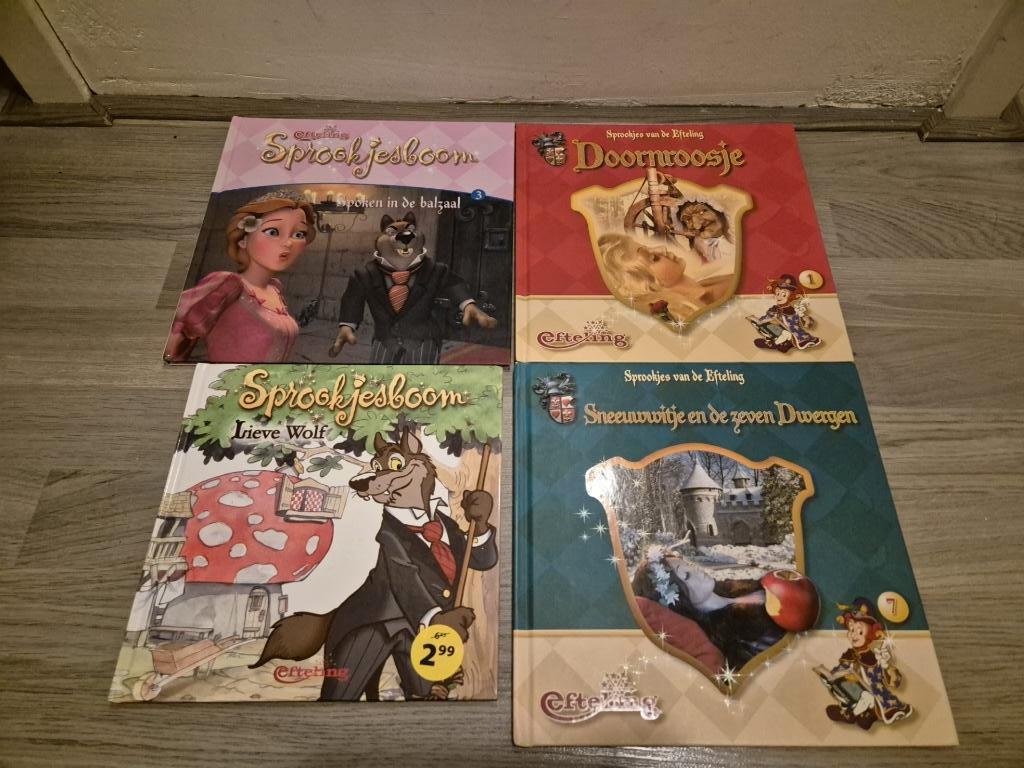 Efteling Kinderboeken  Sprookjes (4x), 5 of 6 jaar, Jongen of Meisje, Ophalen of Verzenden, Zo goed als nieuw