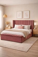 Roze bed, Ophalen, Zo goed als nieuw, Tweepersoons