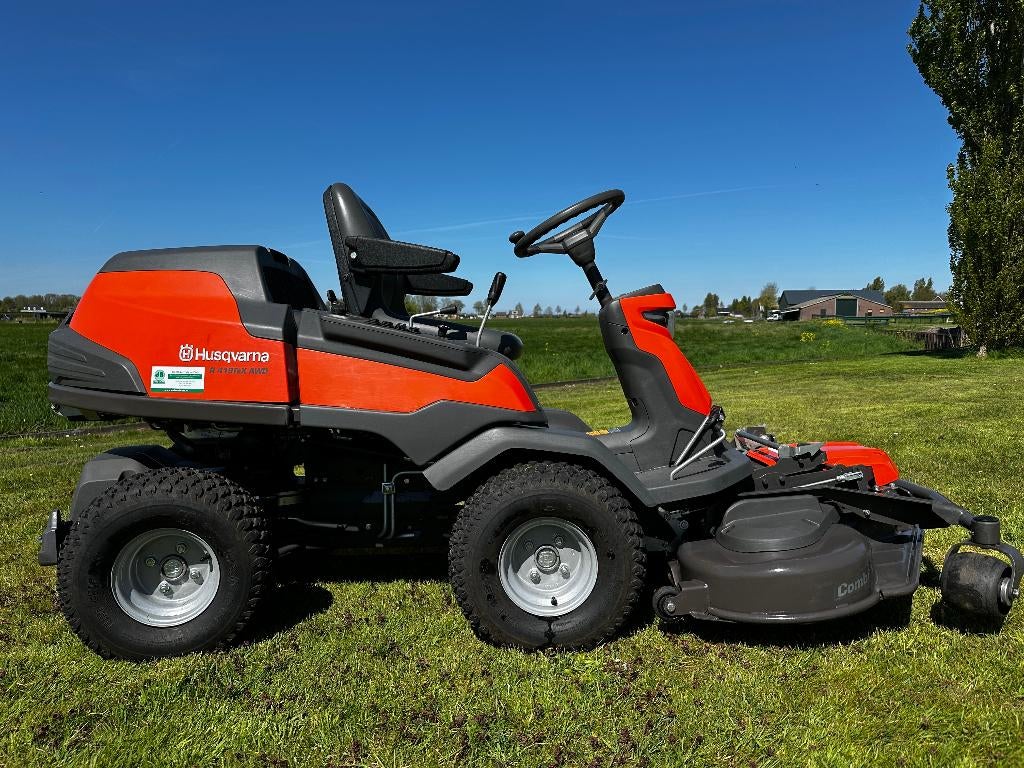 Husqvarna R419TsX AWD Zitmaaier 19PK | Professioneel | 4x4, Gebruikt, Ophalen of Verzenden, Husqvarna, Mulchfunctie