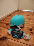 Salomon skihelm met bijpassende skibril, Overige typen, Zo goed als nieuw, Skiën, Salomon