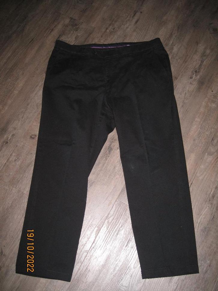 Eduard Pelger zwarte pantalon maat L, Kleding | Heren, Broeken en Pantalons, Gedragen, Maat 52/54 (L), Zwart, Ophalen of Verzenden