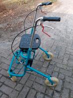 Rollator turquoise max 120 kg, Ophalen, Opvouwbaar, Gebruikt