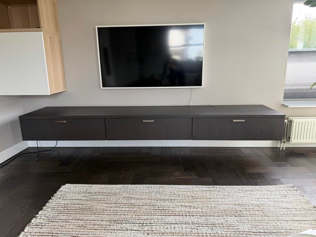 Interstar wand tv meubel (2,70m), Ophalen, Gebruikt, 200 cm of meer, Minder dan 100 cm