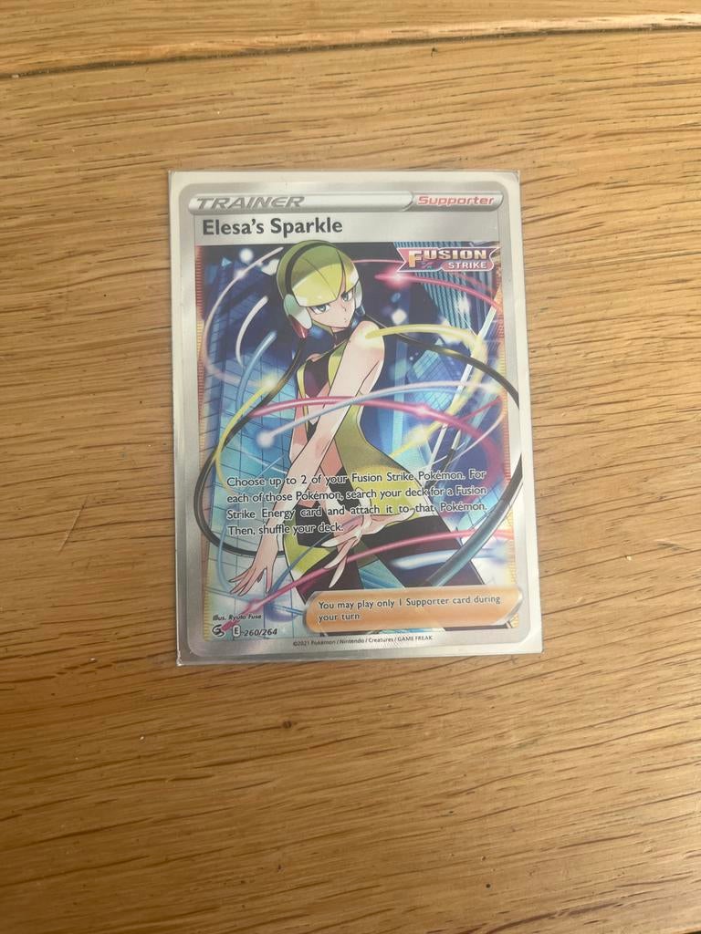 Elesa's Sparkle Full Art Trainer Kaart Pokémon TCG, Hobby en Vrije tijd, Verzamelkaartspellen | Pokémon, Ophalen of Verzenden