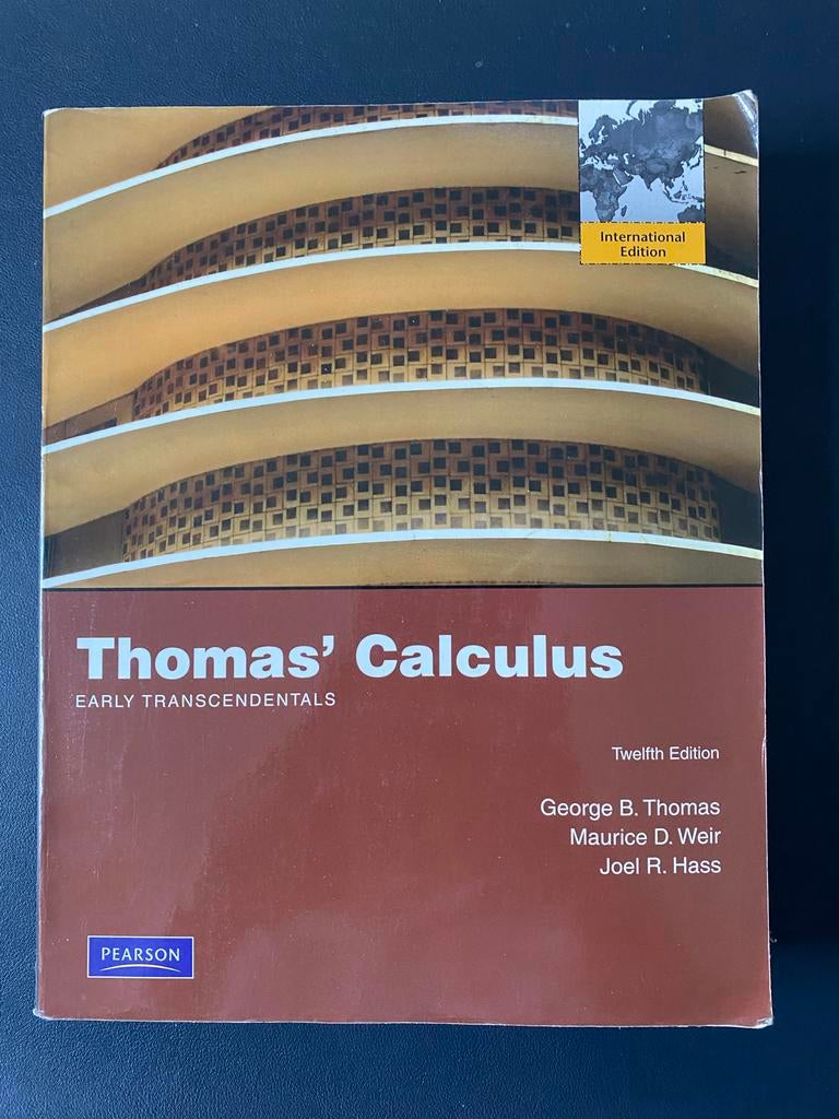 Thomas' Calculus: Early Transcendentals, Ophalen, Beta, Gelezen, WO