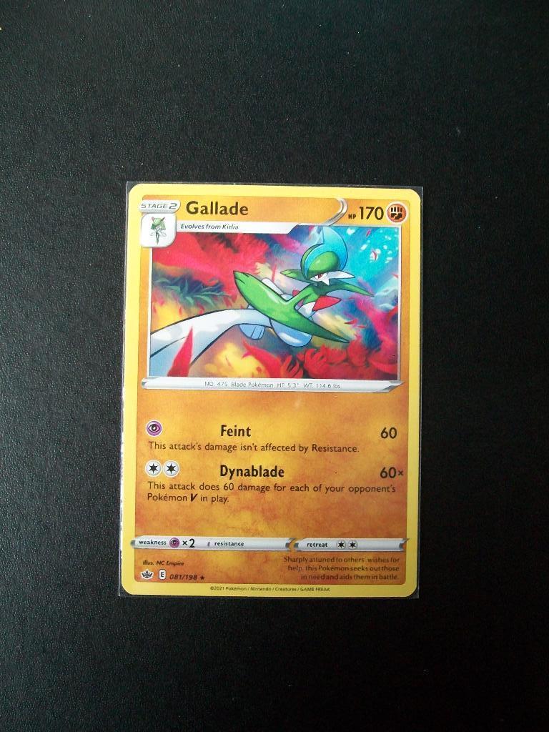 9349. Nieuwe Pokemon Kaart GALLADE hp 170 (081/198), Verzenden, Nieuw, Losse kaart