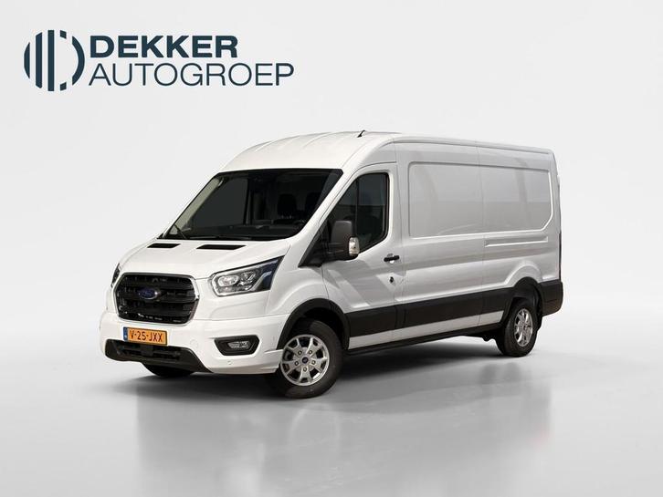 Ford Transit 350 2.0 TDCI L3H2 Limited BPM VRIJ I TREKHAAK I, Auto's, Bestelauto's, Bedrijf, Te koop, 360° camera, ABS, Achteruitrijcamera